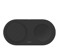 BELKIN Ładowarka podwójna BoostCharge Pro Qi2 15W czarna WIZ021vfBK - 1241046 - zdjęcie 1